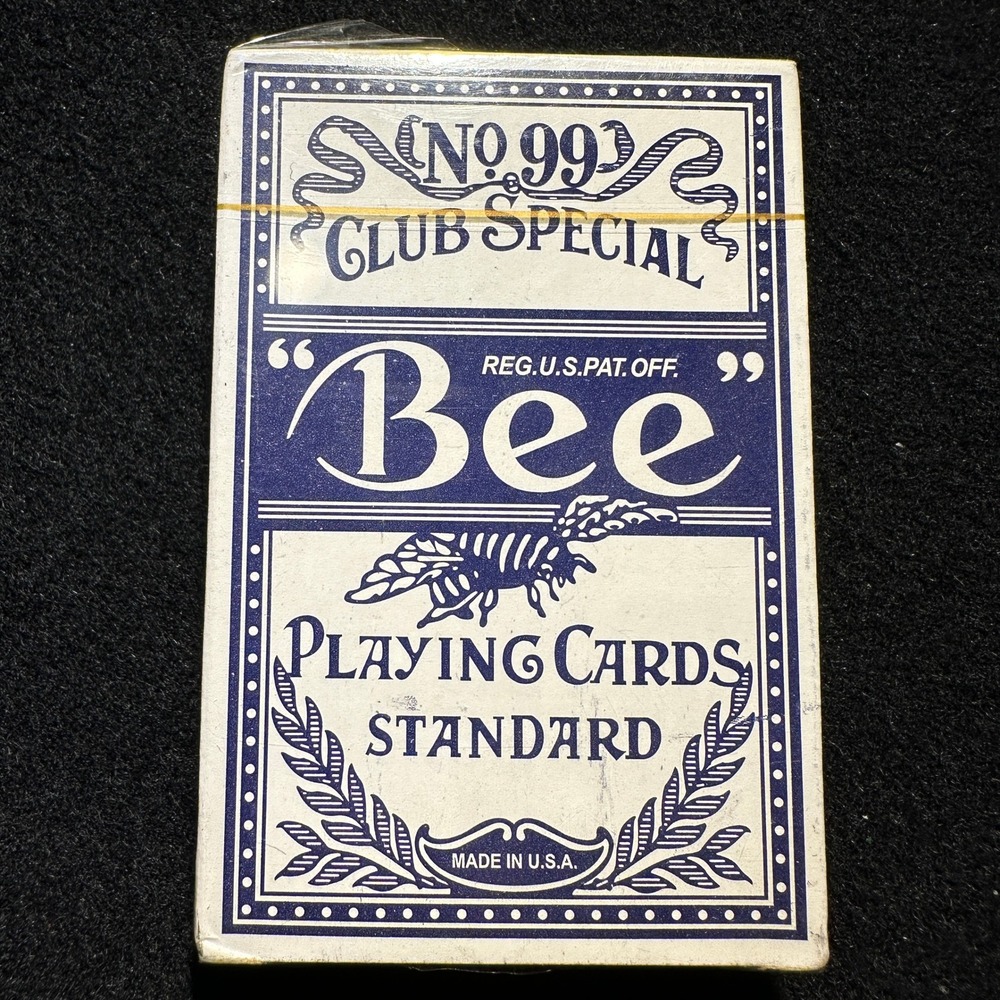 Bee No 99 Club Special Playing Cards Blue Diamond Back No 67 Vintage USA Made